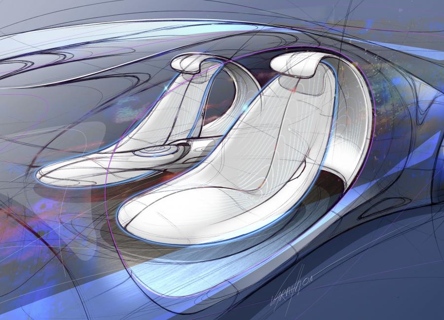 Эскиз Mercedes-Benz VISION AVTR 2020 года  (фото 52 из 64)